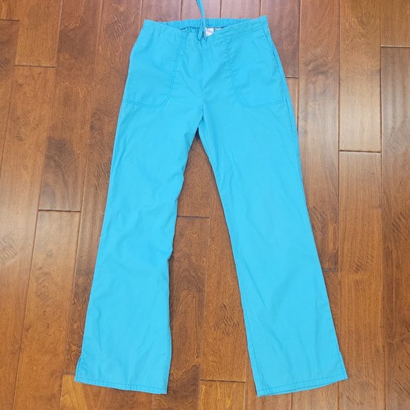 WOMENS SCRUB PANTS-WIDE LEG-MEDIUM TALL-SO NICE, COMFORTABLE AND FUNCTIONABLE - Picture 3 of 6